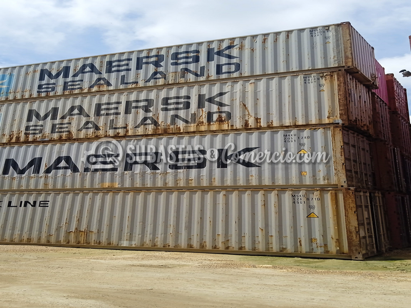 Contenedores con capacidad 40 FT HC. Cantidad aprox: 25 Und